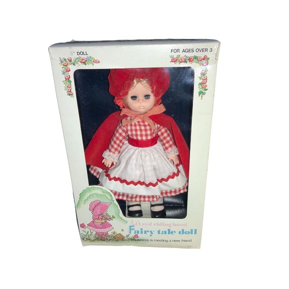 Playmates 1979 Li’l Red Riding Hood Fairy Tale Doll- Vintage - Picture 1 of 10